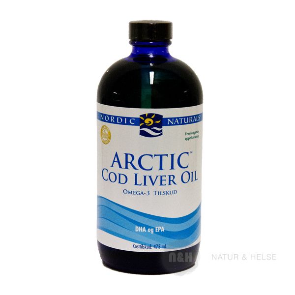 Arctic Cod Liver Oil med Appelsinsmag 473 ml Nordic Naturals